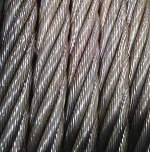 China Galvanized steel messenger cable 10 mm /14mm/16mm/22mm/34mm steel towing wire rope wholesale