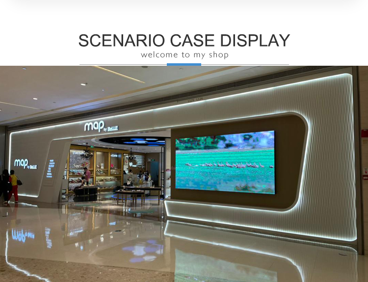 High Density P3.9 Welcome Display 500x1000 LED Display Screen For Shops
