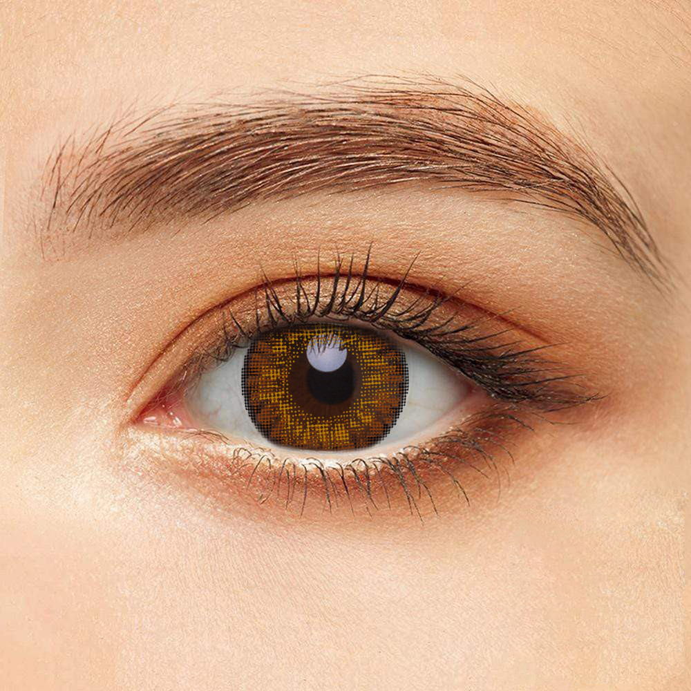 Color Changing Prescribed Colored Contacts Brown Eye Lens 8.5mm