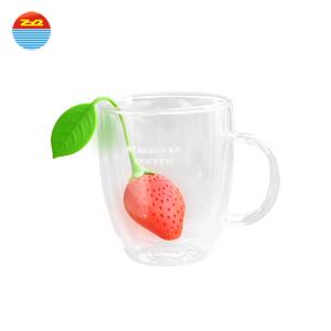 China Pretty Strawberry Cool Tea Strainers wholesale