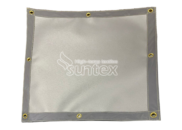 Coated Silicone Fiberglass Fire Pit Mats for Under Fire Pit,Grill Mats for Outdoor Grill Deck Patio Protector