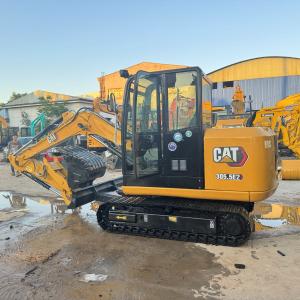 China yellow paint original color used mini excavator used cat305.5e for sale wholesale