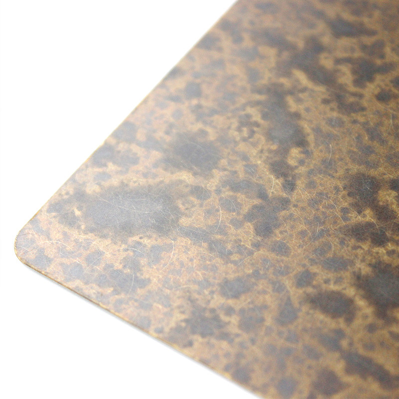 High-End Customization 304 Antique Brass Spotted Stainless Steel Sheet for Artistic Architectural Wall Decor