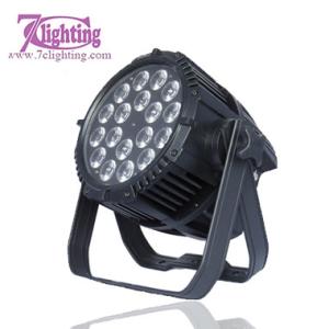 China IP65 18LED PAR RGBWA+UV,Daisy Chain Link Outdoor spotlighting Stage Par Light wholesale