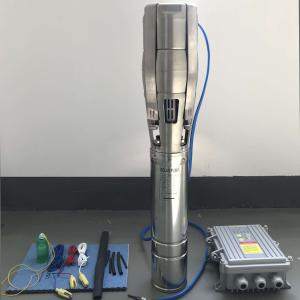 China 5 Inch Deep Well Stainless Steel Impeller Solar Submersible Pump For Agricultural Irrigation Big Flow Pump wholesale