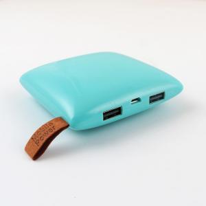 China Blue Advertising Style Gift Power Bank Good Battery Quality 3000MAH wholesale