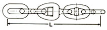 High Capacity Special Chain , Anti Corrosive Stud Anchor Chain