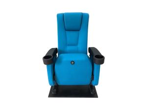 China 100% Polyester Commercial Theater Seating Steel Leg Auditorium Chair wholesale