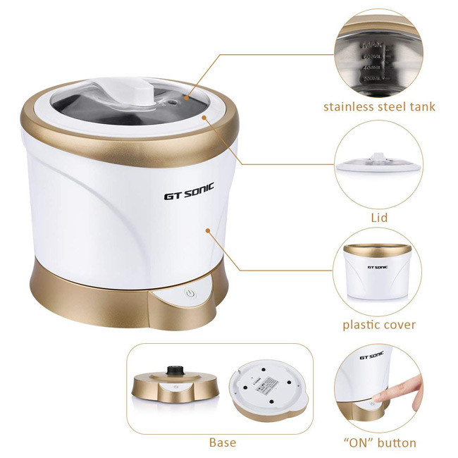 Durable PCB Small Ultrasonic Cleaner For Teacups 184 * 181 * 182MM