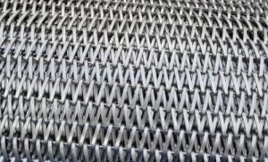 China Stainless Steel 304 316 Flat Wire Conveyor Belt, Firm Structure and High Corrosion Resistence wholesale