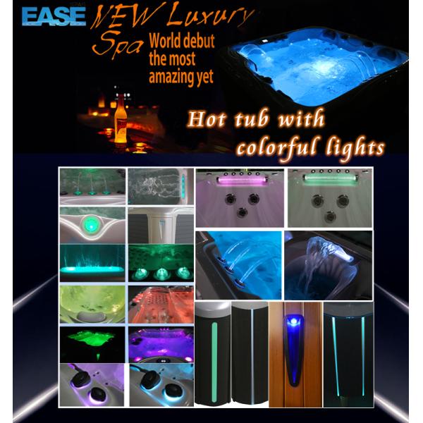 4 Person Outdoor Whirlpool Spa Garden Portable Massage Bathtub Design