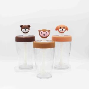China 430ml Sport Shaker Bottle With Straw Leak Proof Promotional Gift wholesale
