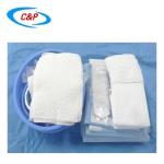 Blue Angiography Drape Pack For Hospital OEM / ODM