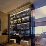 1219mm Stainless Steel Screen Partition Interior Living Room Divider For Luxury