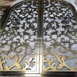 Mirror Copper Stainless Steel Perforated Panels For Hotels/Villa/Lobby/Shopping