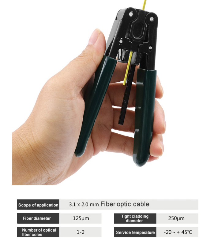 Universal Tools Mini Wire Jacket Stripper Pliers for FTTH Drop Cables Quick Stripping