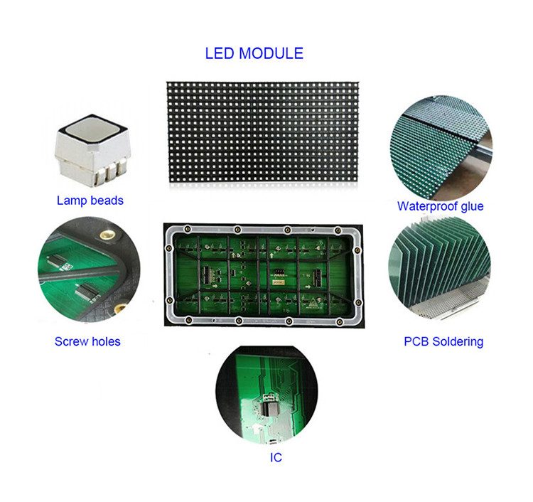 Energy Saving Programmable P10 Outdoor Led Modules