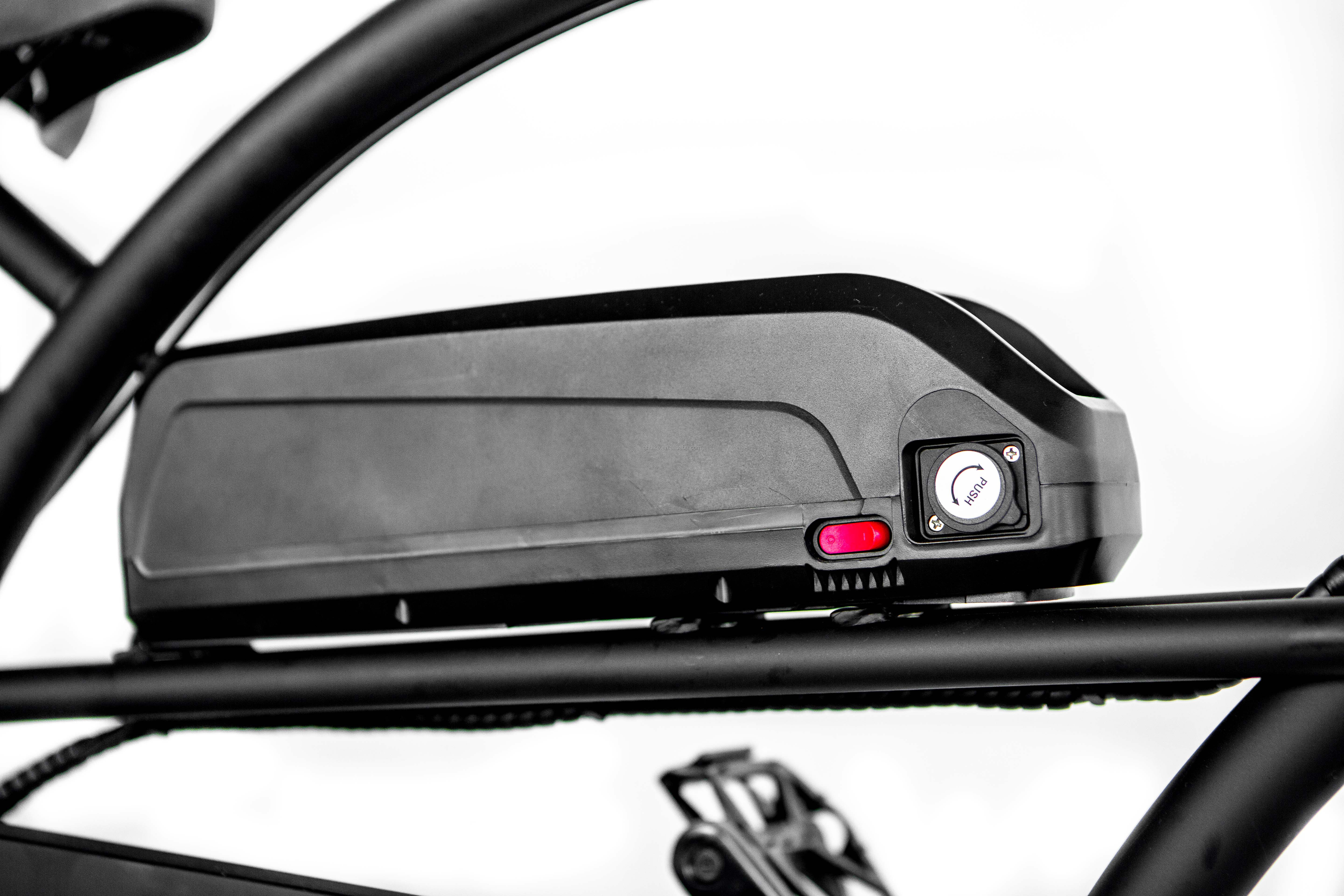 Electric Bike 24"x3.0 Tire 1000W 17AH Hi-Ten Steel Frame 50KM/H Shimano Speed Cruiser