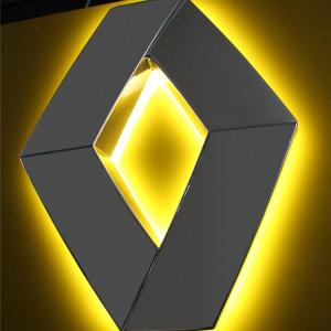 China mayor backlit plastic advertising car logo led signs and names wholesale