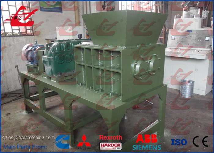 Light Metal Scrap Shredder Machine , Copper Wire Shredder Machines Long Span Life