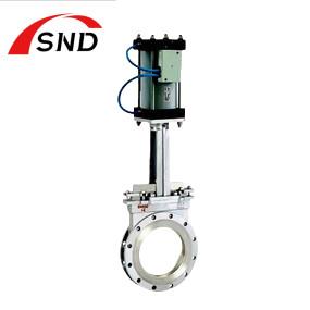 China Stainless Steel Pneumatic Knife Gate Valve DN50-1000mm Used In Papermaking Petrochemical Mining Drainage wholesale