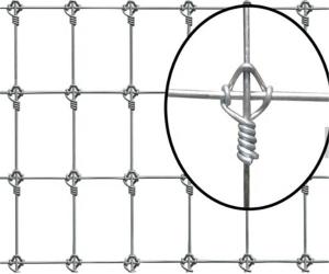 China High Carbon Steel Wire 2mm Dia Fixed Knot Fence wholesale