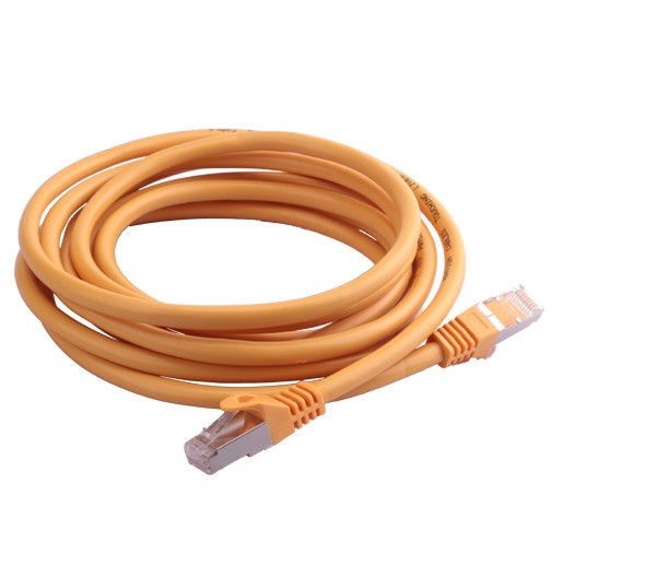 Solid Stranded Cat6 Patch Cables Bulk With Metal Shielded 8P8C RJ45 Plugs