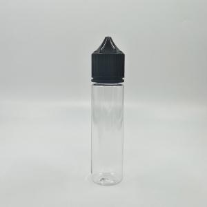 China Personalized Childproof PET E Liquid Bottle With Transparent Round Shape wholesale