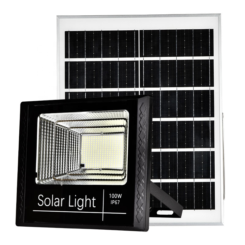 120W 200W 300W Alu Solar Flood Light Waterproof IP65 Street Lights For Garden Security