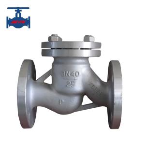 China Cast Steel Stainless Steel Flanged Lift Check Valve ANSI GB Standard wholesale