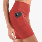 High Waisted Active Yoga Shorts Animal Print Workout Shorts Squat Proof Leopard