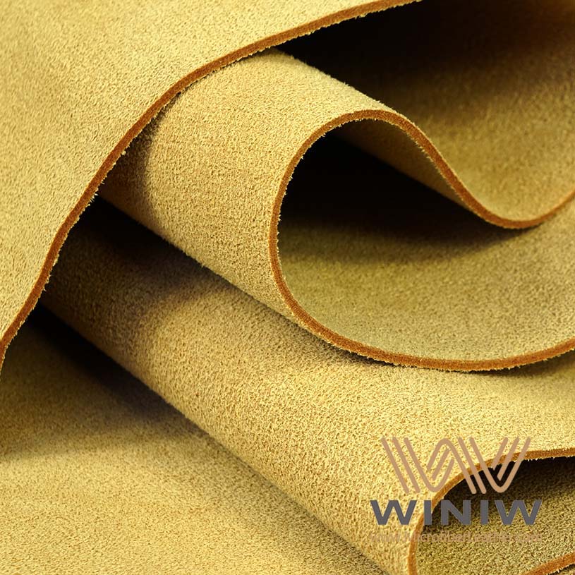 Synthetic Microfiber Suede Leather Material Heavy Duty For Work Driving Gloves