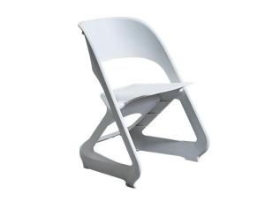 China Nordic plastic chair household backrest adult dining chair lazy man creative outdoor leisure negotiation chair wholesale