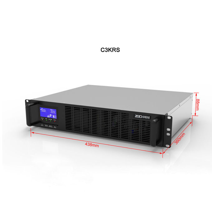 Single Phase 220V 2400w 3000va Rack Mount Ups Without Battery