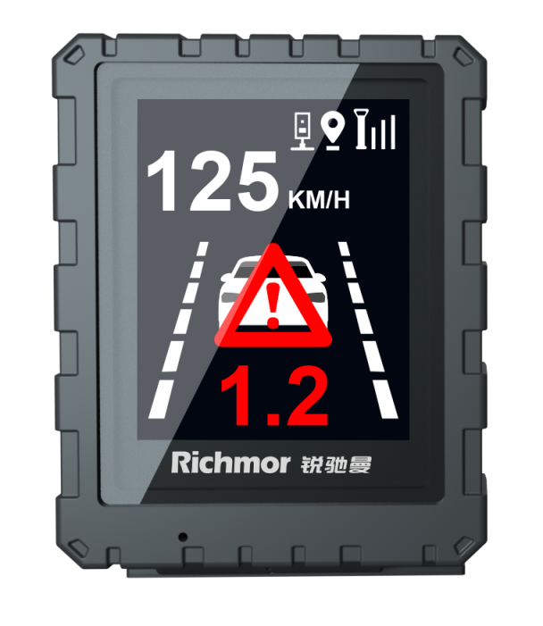Plastic LED Vehicle AI MDVR ADAS DSM BSD HOD Speed Alarm Display And Beeps