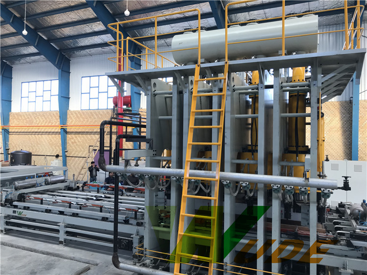Double Side Synchronous Laminating Line / Short Cycle Lamination Press Machine