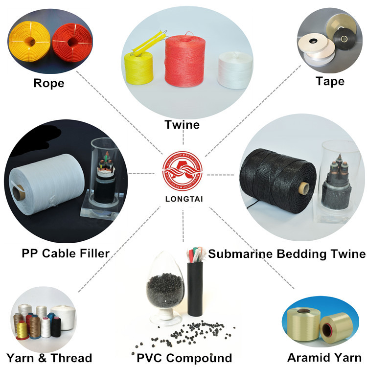 Colorful 400m/Kg Banana Twine Twisted And Split Film Fibrillate Virgin PP Material