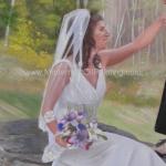 Scenery Custom Oil Painting Portraits Wedding Portrait Oil Painting On Canvas