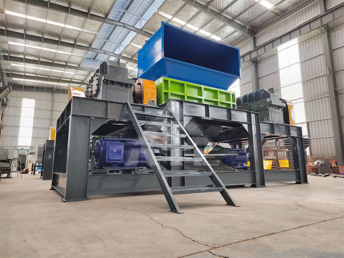 Industrial Scrap Metal Double Shaft Cable Tube Copper Cable Shredder