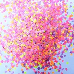 China Die Cutting Printing Neon Grass Shaped Glitter The Ultimate Decoration Essential wholesale