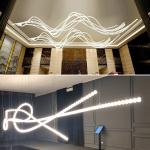 Postmodern Denmark Hotel Engineering Glass Lighting Clothing Store Cafe Showroom