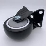 8'' Black Polyurethane Wheel Rigid Fixd Heavy Duty Caster