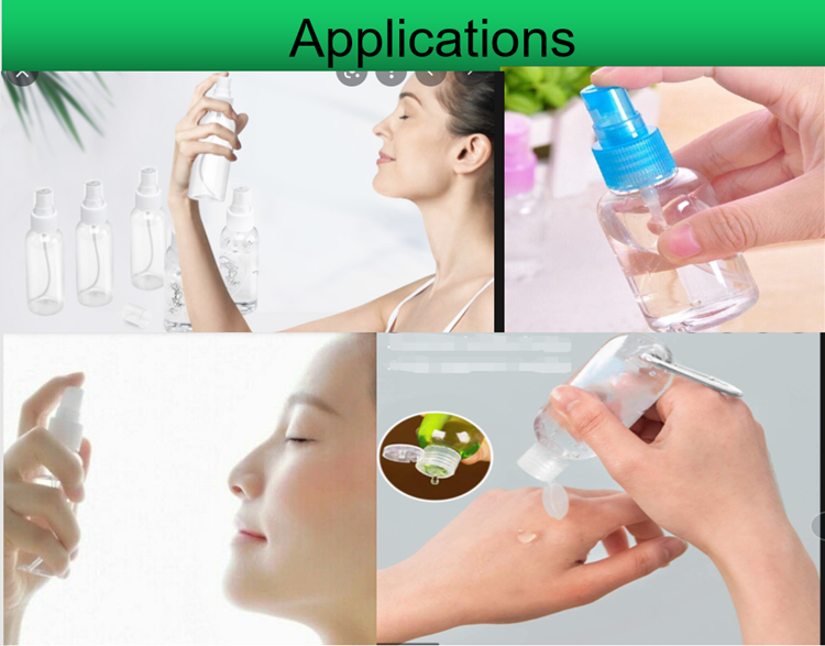 120ml PET Spray Bottle Transparent Mini Empty Spray Bottles