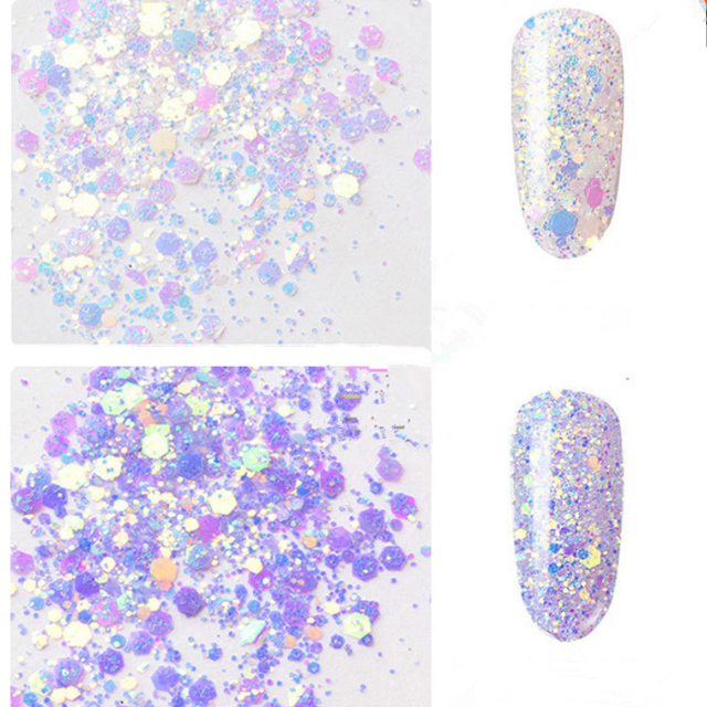 365 Colors UV Glitter Change Glitter Fine Glitter and Chunky for Year