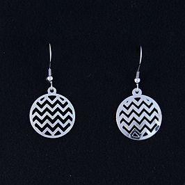 China Fashion High Quality Ladies Women Girls Stainless Steel Earrings LEF09 wholesale