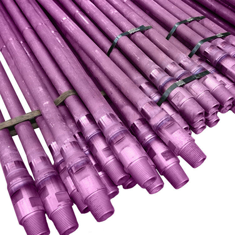 High Strength 1.5m DTH Drill Pipe for Rock Blasting 76/89/102mm API Thread Water Well Drilling Rod