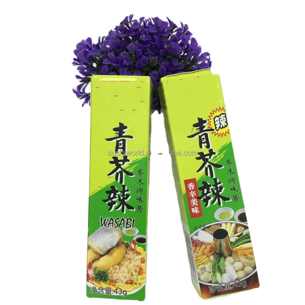 Non-Additives Dry Sushi Horseradish Sachet 1kg Wasabi Powder for 24 Months Shelf Life