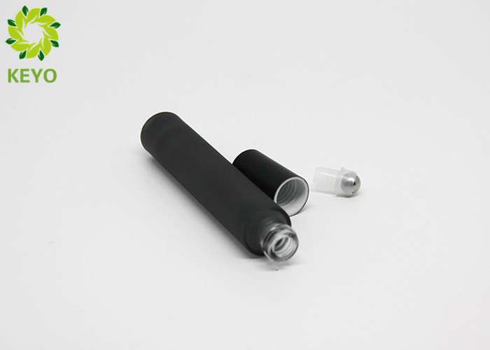 Thick Bottom Glass Fragrance Bottles , Perfume Bottle Packaging Clear Black Matte Finish