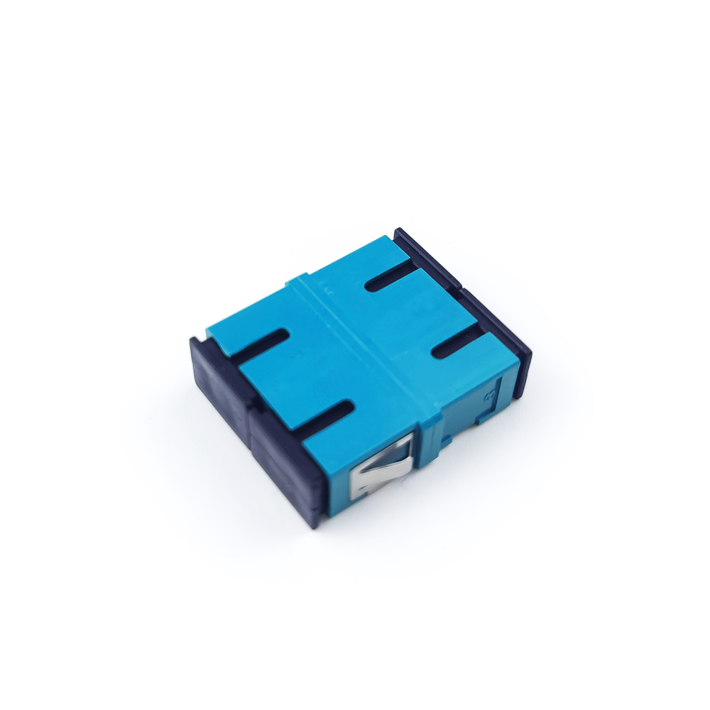 5 PBT Earless Dustproof Duplex Coupler SC Optic Fiber Adapter with APC