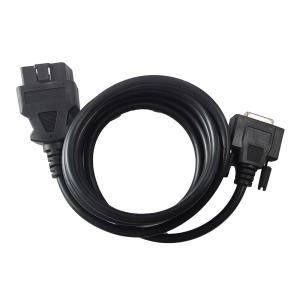 China Durable Car OBDII Diagnostic Cable Male 16 Pin To DB26 Test Black color wholesale